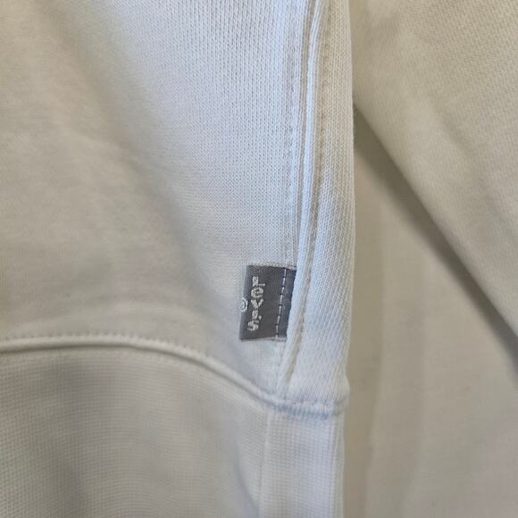 Levi's Silver Tab White Sweatshirt Relaxed Large - Picture 5 of 9